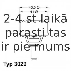 Termostats, Dzesēšanas šķidrums WAHLER 3029.89