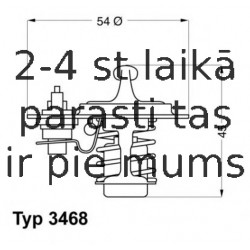 Termostats, Dzesēšanas šķidrums WAHLER 3468.88D