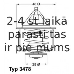 Termostats, Dzesēšanas šķidrums WAHLER 3478.82D