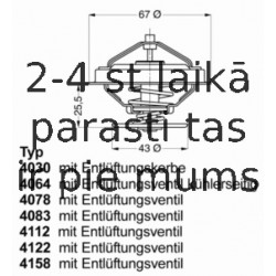 Termostats, Dzesēšanas šķidrums WAHLER 4158.80D