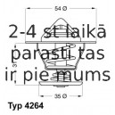 Termostats, Dzesēšanas šķidrums WAHLER 4264.84D