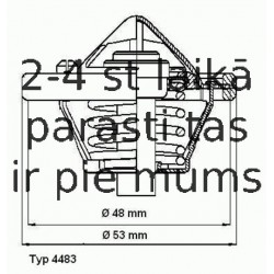 Termostats, Dzesēšanas šķidrums WAHLER 4483.82D