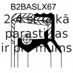 Vārpstas blīvgredzens, Sadales kārba CORTECO 12015744B