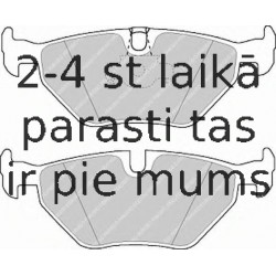 FERODO FDB1075 (6), Bremžu kluču komlekts, disku bremze