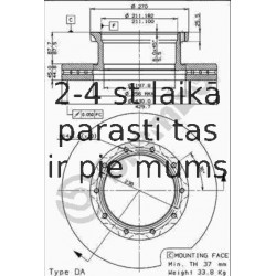 Bremžu diski AP 44035