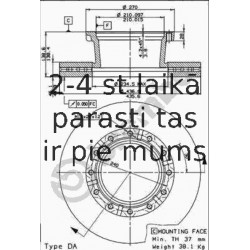 Bremžu diski AP 44024