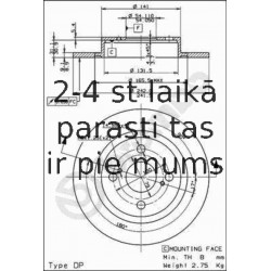 Bremžu diski AP 14814