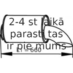 Izplūdes gāzu trokšņa slāpētājs (pēdējais) DINEX 81722