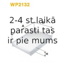 Фильтр, воздух во внутренном пространстве WIX FILTERS WP2132