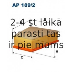 Gaisa filtrs FILTRON AP189/2