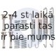 Piederumu komplekts, Stāvbremzes mehānisma bremžu loks CARRAB BRAKE PARTS 3069