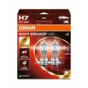 H7 Автолампа OSRAM Night Breaker 220, 12v, 55w, +220% 2шт. 64210NB220-2HB