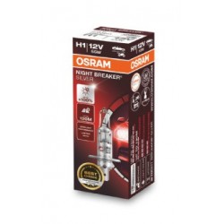 NIGHT BREAKER SILVER +100% 12V H1 55W 12V P14.5S 2PCS/BOX