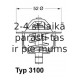 Termostats, Dzesēšanas šķidrums WAHLER 3100.88D