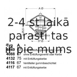 Termostats, Dzesēšanas šķidrums WAHLER 4049.80D