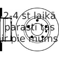 Bremžu disks PAGID 50408